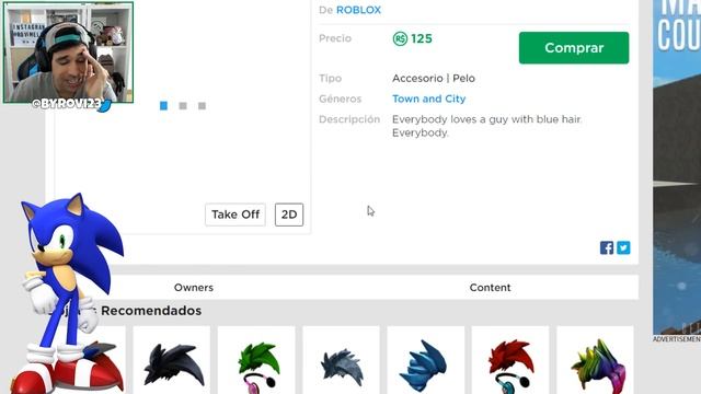 Creamos el PERFIL de SONIC en ROBLOX !! | Rovi23 Roblox смотреть онлайн