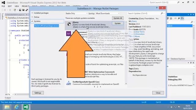 ASP.NET 4.5 Expert Skills Lesson 1-16: Understand NuGet packages смотреть онлайн