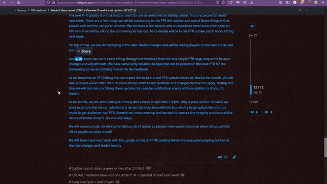 2.4 PTR & Ladder Season 1 Timeline - Diablo 2 Resurrected смотреть онлайн