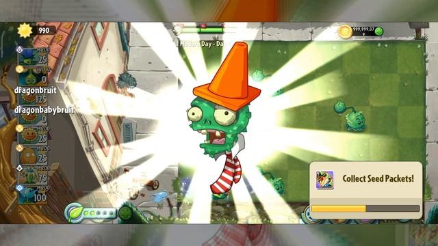 Dragon Bruit Unfinished Gameplay - Plants vs Zombies 2 11.0.1 смотреть онлайн