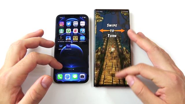 iPhone 12 Pro vs Note 20 Ultra Speed Test смотреть онлайн