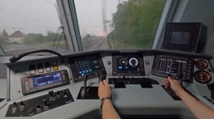Fliegende Überholung | IC 2445 Herford - Minden(Westf) | Führerstandsmitfahrt | BR 146.5 | 4K