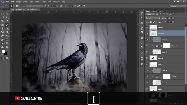Horror & Dramatic photo manipulation - Photoshop manipulation tutorials смотреть онлайн