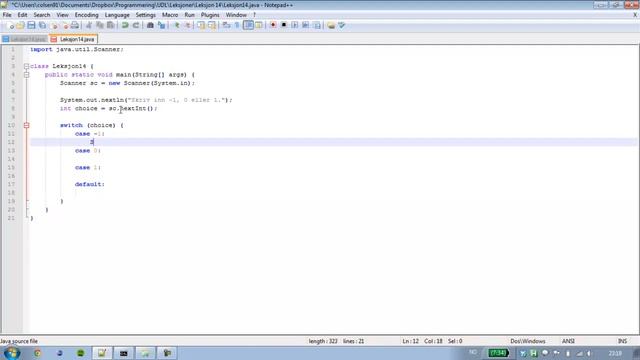 Java-programmering 14 - Switch-case смотреть онлайн
