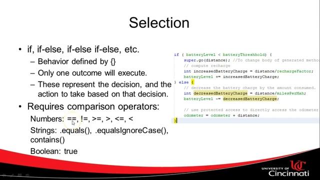 Sequence, Selection, Iteration in Java смотреть онлайн