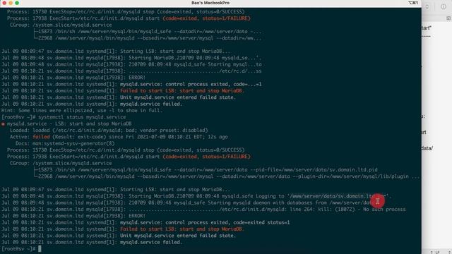 [#aaPanel] Hướng dẫn xử lý lỗi “Aria engine is not enabled or did not start” trên aaPanel смотреть онлайн