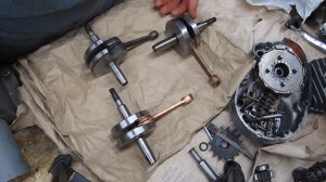 Обзор полнощёкого коленвала на мопед Карпаты.