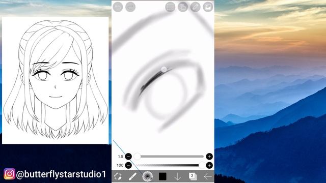 how to draw cute anime girl in ibis paint x | beginner tutorial | easy anime drawing смотреть онлайн