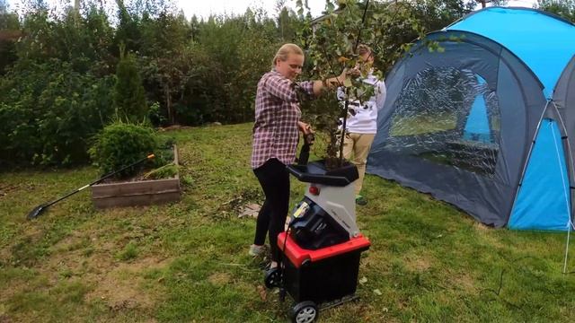 Обзор на садовый измельчитель ЗУБР ЗИЭ-40-2500 смотреть онлайн