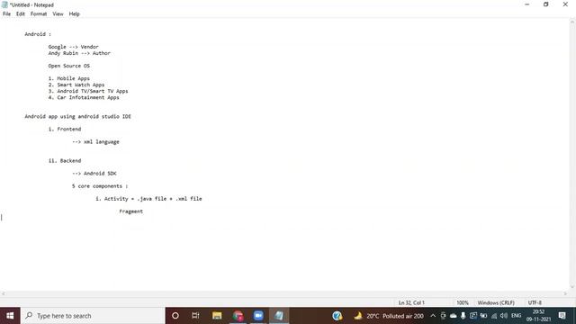 ANDROID tutorials || Demo - 2 || by Mr. Chary On 09-112021 @8:30PM IST смотреть онлайн