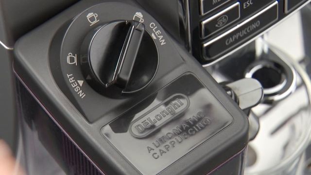 How to clean the milk frother using the clean function on your De'Longhi ECAM 25.462 смотреть онлайн