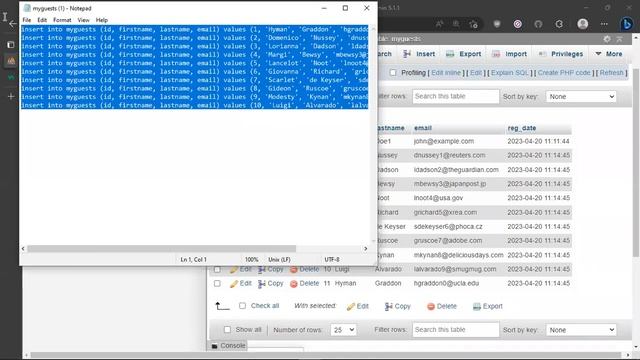 PHP MySQL 2 смотреть онлайн