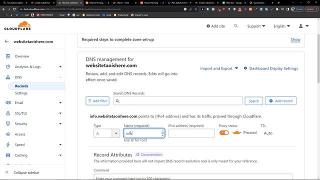How To Add Subdomain On Cloudflare (2023) смотреть онлайн