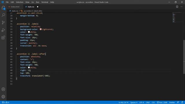 Accordion - CSS & Javascript (Simple) смотреть онлайн