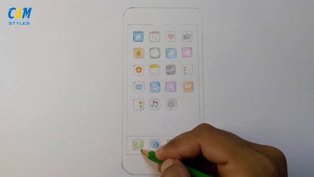 How to Draw Iphone 7 Plus #CAM STYLES смотреть онлайн