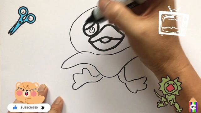 How To Draw a Cute Duck | Bolalar uchun o'rdak rasm chizish | рисуем утку для детей смотреть онлайн