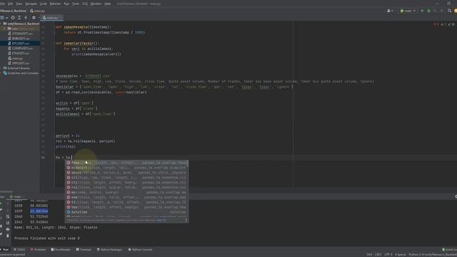 Hareketli Ortalama Değerlerini Hesaplama | Python ile Algo Seyri 8 смотреть онлайн