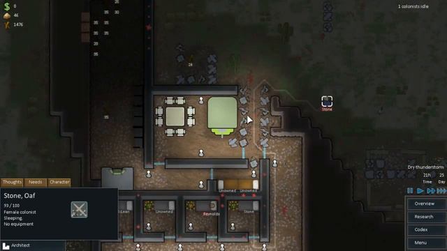 Rimworld Ep 9 - Stone's Bad Day смотреть онлайн