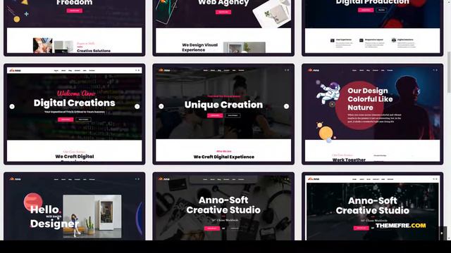 Anno - One Page Portfolio WordPress Theme business startup Easy Create Website смотреть онлайн