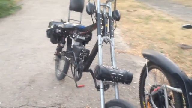 Самодельный электро вело-чоппер