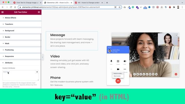 Hover Text to Change Image using Elementor | WordPress Elementor Pro Tutorial | Elementor Tricks смотреть онлайн