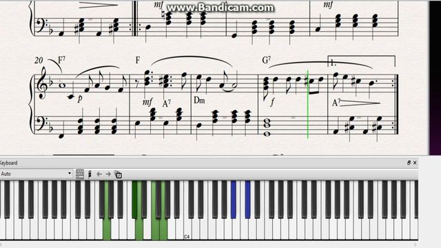 J.Dassin "Salute". How to play.piano tutorial with lirics. Дассен "Салют" как играть. Ноты. Слова. смотреть онлайн