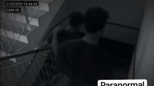 Призрак в подъезде. Шок