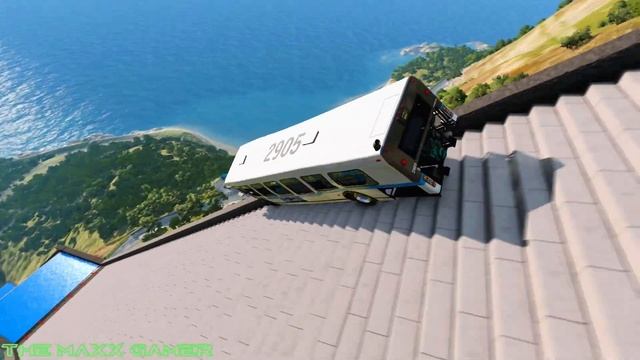 Extreme Cars vs Stairs Destruction Derby! #09 BeamNG Drive #Beamng #TheMaxxGamer смотреть онлайн