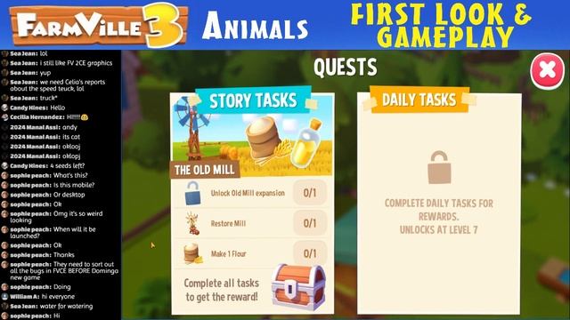FarmVille 3: Animals First Look and Game Play смотреть онлайн