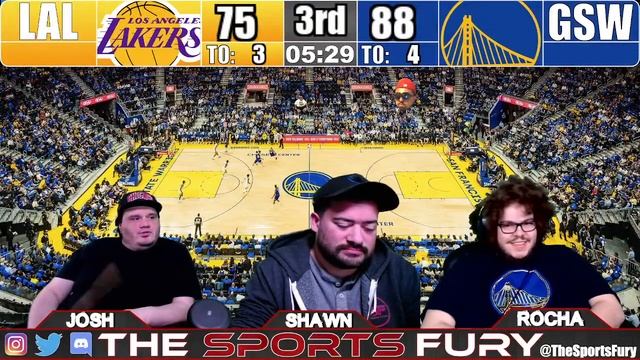 Los Angeles Lakers vs Golden State Warriors | Live Play-By-Play & Reactions смотреть онлайн