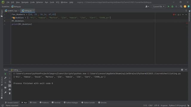 Program 4: Lists and more functions смотреть онлайн
