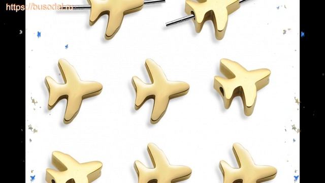 Бусина нержавеющая сталь 11.5x13.5x3мм, самолет, золото краткий обзор и описание характеристик смотреть онлайн