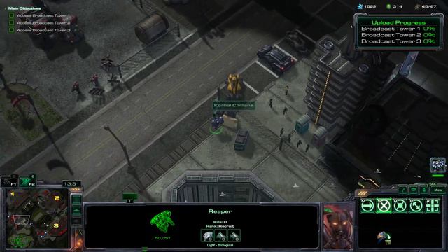 Starcraft 2 Walkthrough Wings of Liberty Normal Difficulty Episode 14 смотреть онлайн