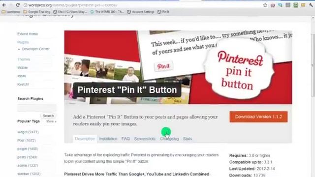 Profit With Pinterest | The "Pin It" Share Button | Pinterest 'Pin It' Wordpress Plugin смотреть онлайн