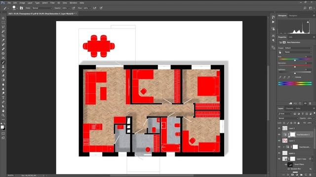 How to create floor plan render in photoshop смотреть онлайн