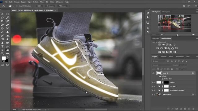 How To Create Neon Glow Effect Photoshop (2021) смотреть онлайн