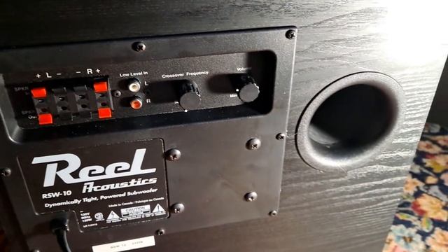 Reel acoustics Rsw -10 subwoofer смотреть онлайн