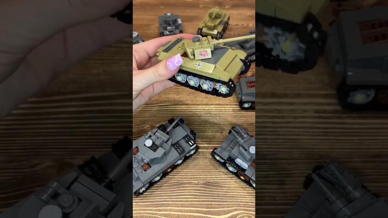 Конструктор аналог Lego военная серия / коллекционные танки смотреть онлайн