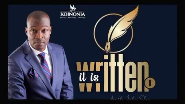 It is written by Apostle Joshua Selman смотреть онлайн