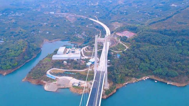 Chongqing Wanzhou Xintian Yangtze River Bridge, En-Guang Expressway Cross-river Bridge смотреть онлайн