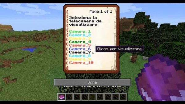 [MINECRAFT] - security camera in vanilla - survival/creative