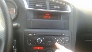 Ситроен с4. Настройка обозначения расхода топлива.