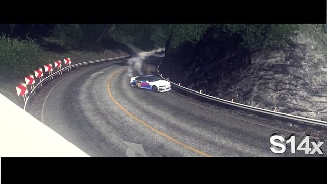 SSDA Nissan S14 Up hill Drifting смотреть онлайн
