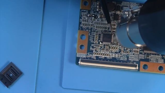 LG 42LH3000 белый, светлый экран (фон) t-con repair. Gamma correction ic. смотреть онлайн