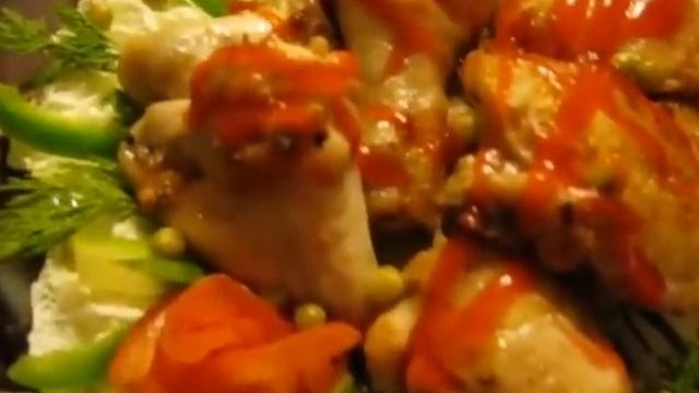 оформление тарелки с жареной курицей смотреть онлайн