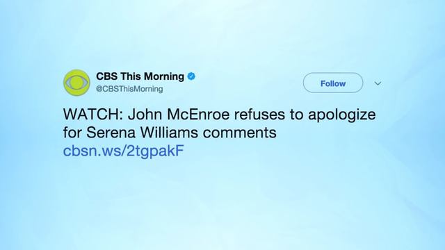 John McEnroe on Serena Williams: A media meltdown | FACTUAL FEMINIST смотреть онлайн