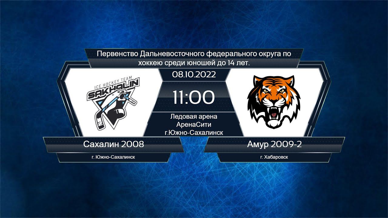 Хоккей, ДФО. "Сахалин 2009" - "Амур 2009-2". смотреть онлайн
