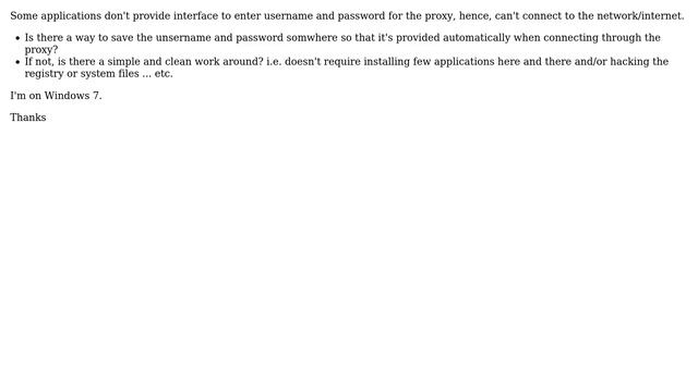 How to automatically supply username and password for proxy authentication? смотреть онлайн