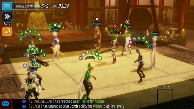 Marvel Strike Force (Arena): 491k Kestrel Watch (KW) vs 523k Infinity Watch (IW) смотреть онлайн