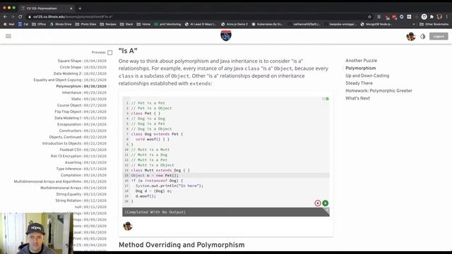 CS 125 Fall 2020: Geoff's Lesson 27 Walkthrough смотреть онлайн